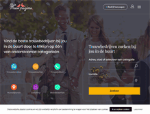 Tablet Screenshot of mijntrouwpagina.nl